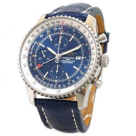 breitling 1884 crosswind special a24322|Breitling a24322 blue dial.